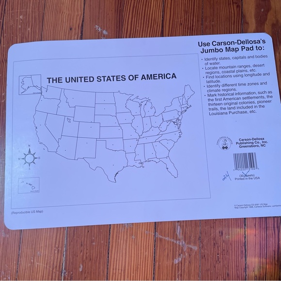 USA Bundle - Map Pad, Declaration & Constitution + The Big Book of America - Picture 15 of 15